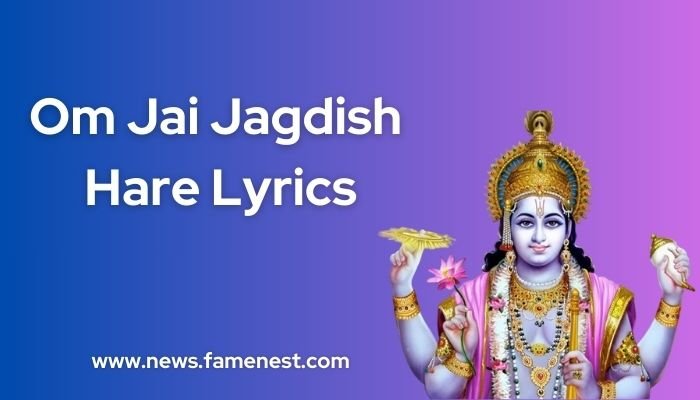 Om Jai Jagdish Hare Lyrics in English
